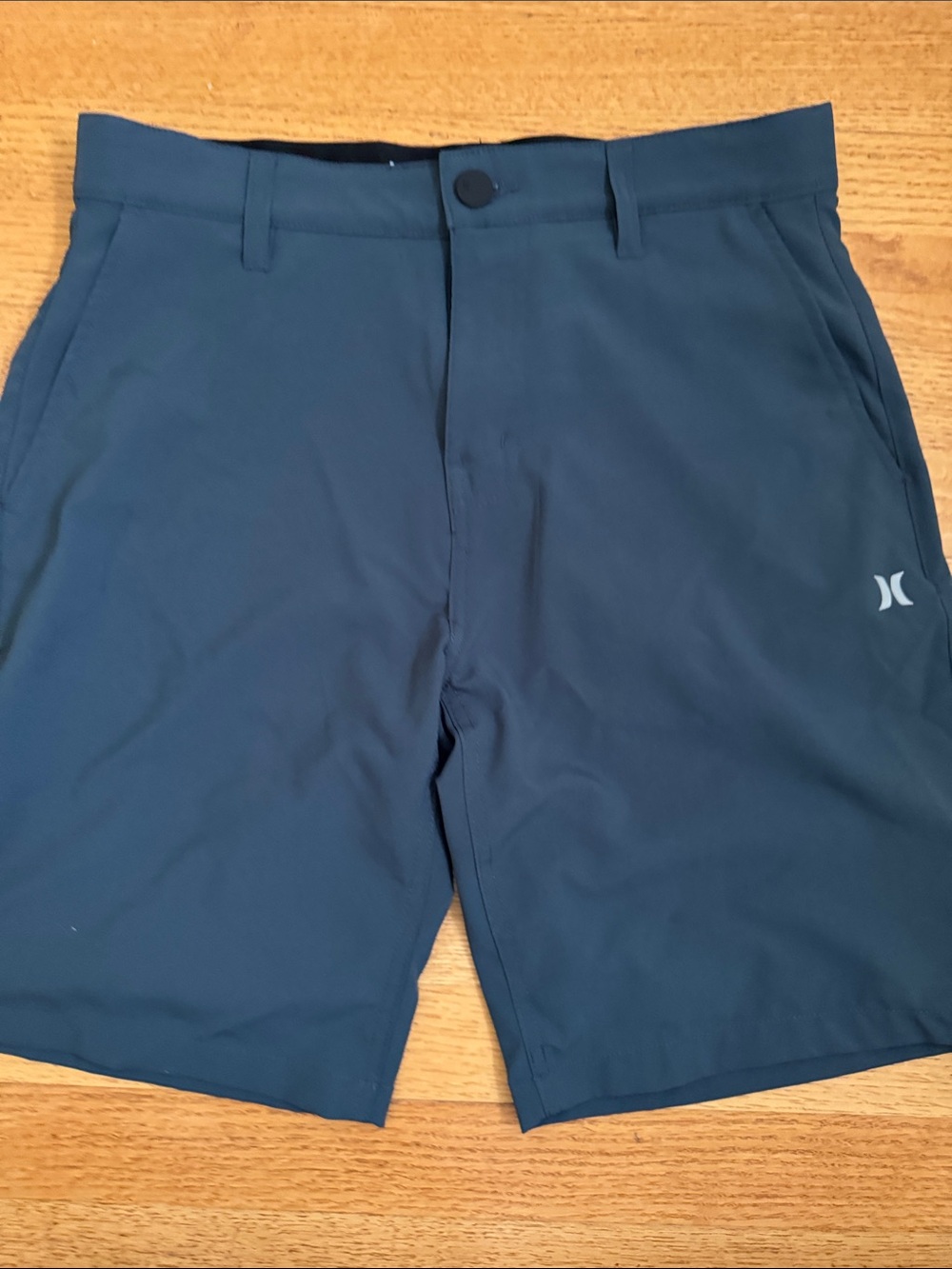 Hurley Men's Dark Blue Athletic Hybrid Shorts